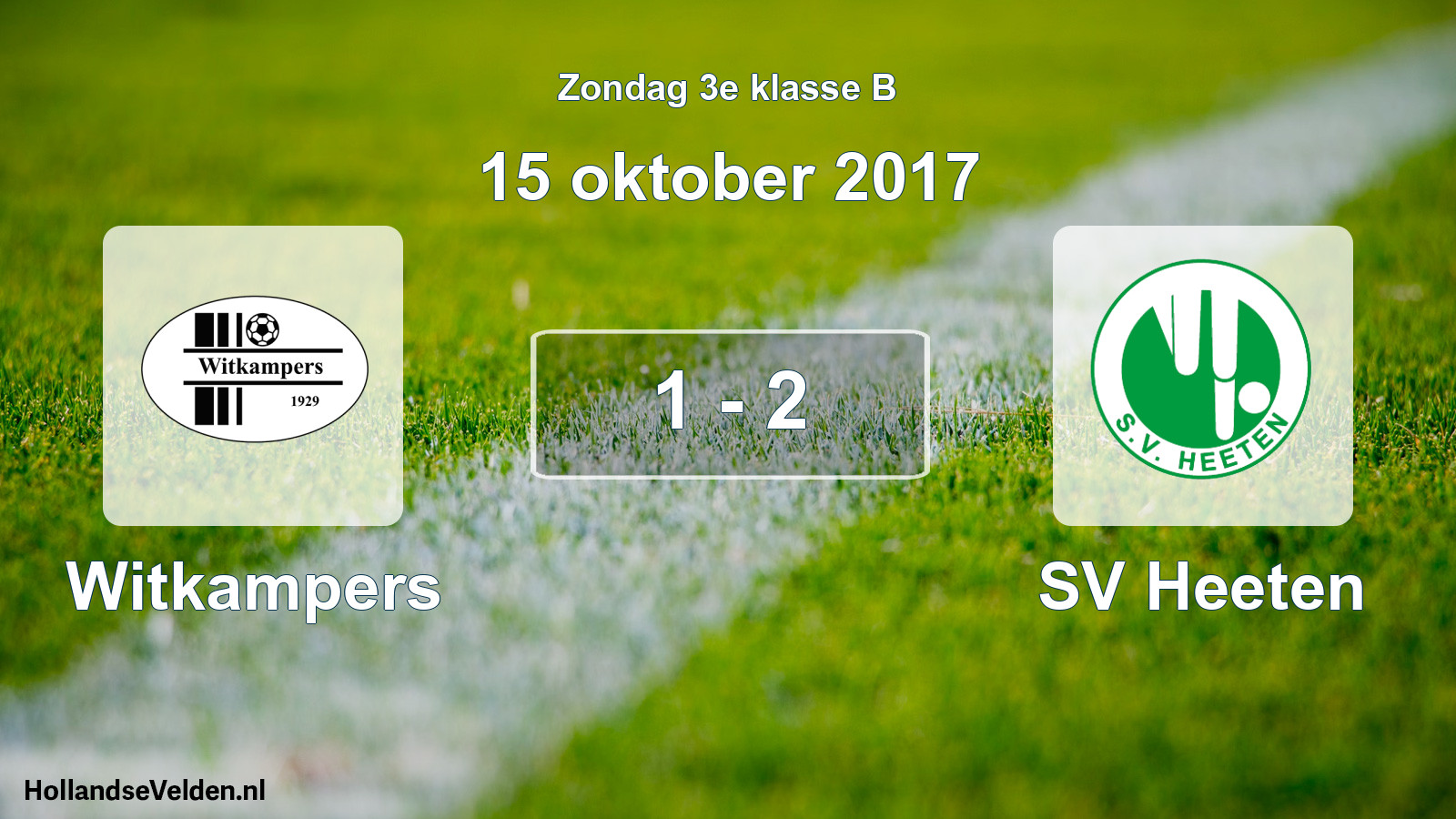 Total number of matches played: Witkampers - SV Heeten 1 - 2 (15 October 2017)