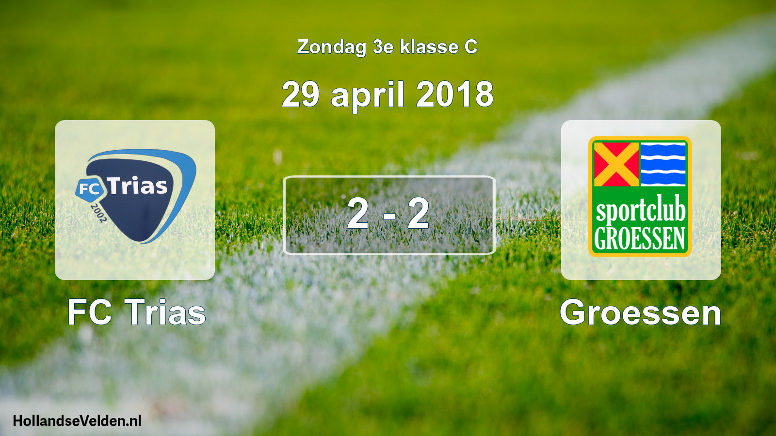 Total number of matches played: FC Trias - Groessen 2 - 2 (29 April 2018)