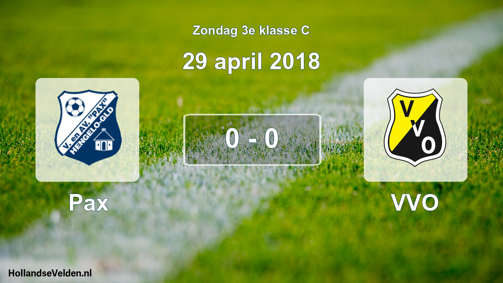 Total number of matches played: Pax - VVO 0 - 0 (29 April 2018)