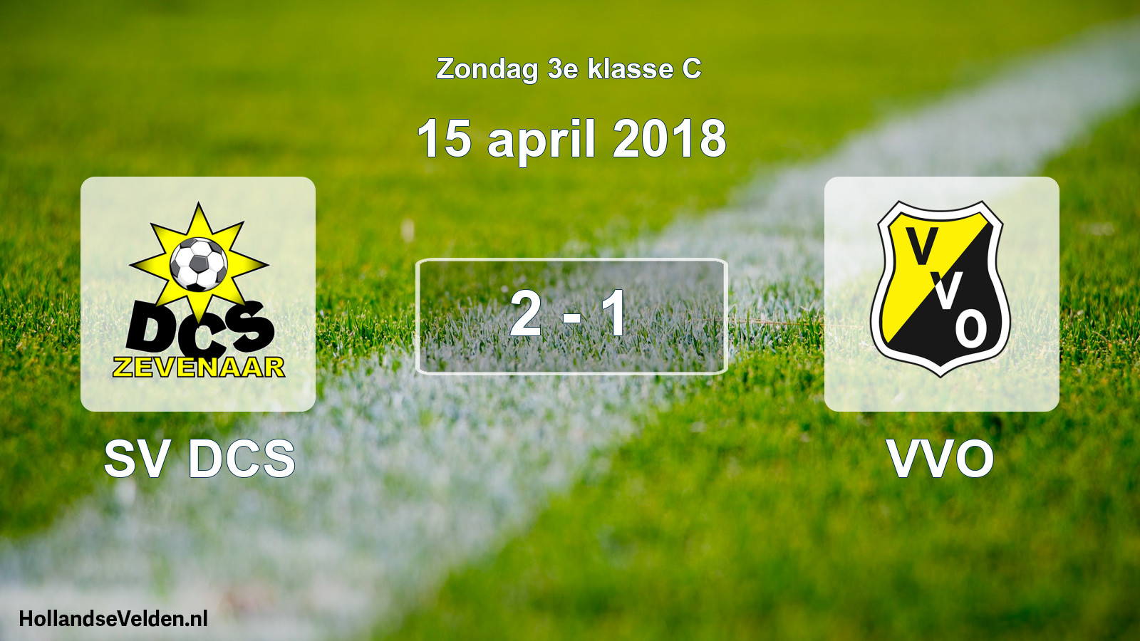 Total number of matches played: SV DCS - VVO 2 - 1 (15 April 2018)