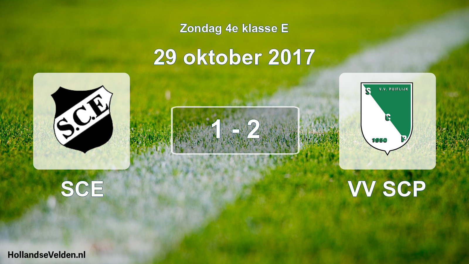 Total number of matches played: SCE - VV SCP 1 - 2 (29 October 2017)