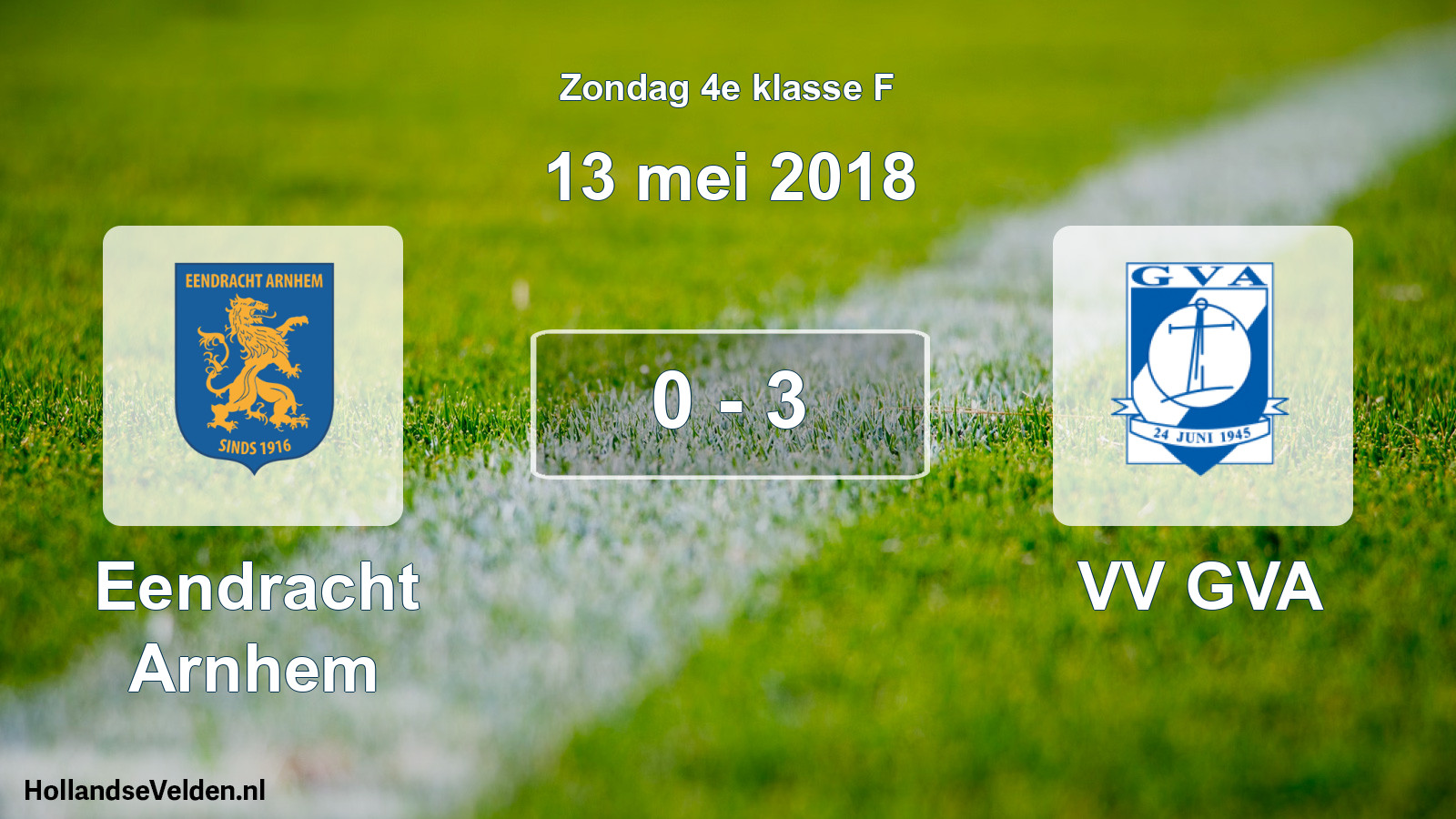 Total number of matches played: Eendracht Arnhem - VV GVA 0 - 3 (13 May 2018)