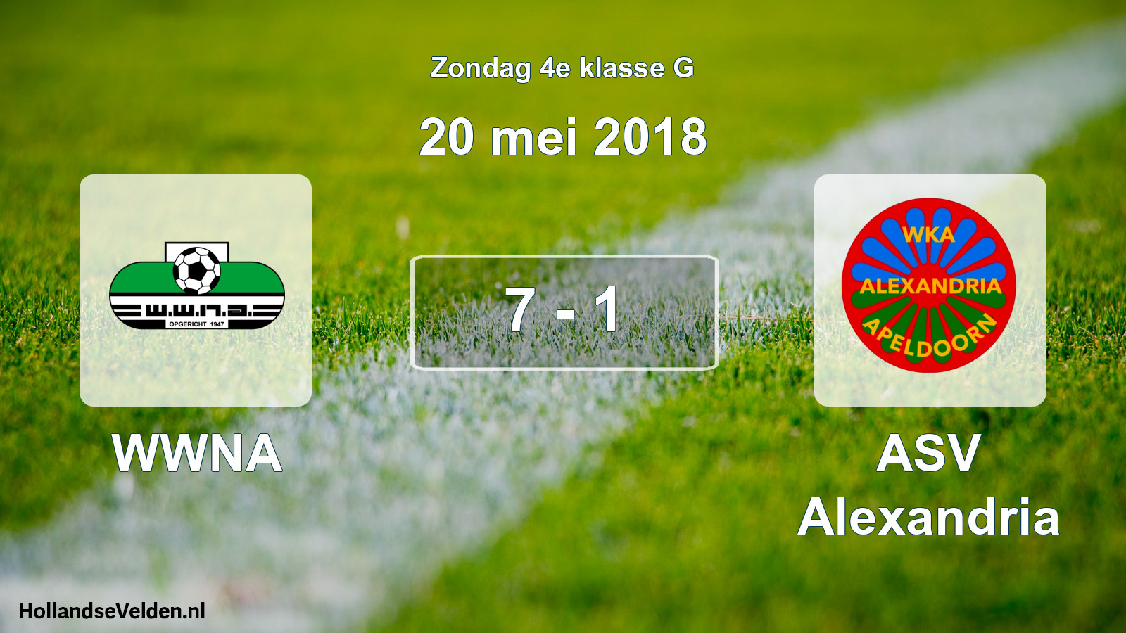 Total number of matches played: WWNA - ASV Alexandria 7 - 1 (20 May 2018)