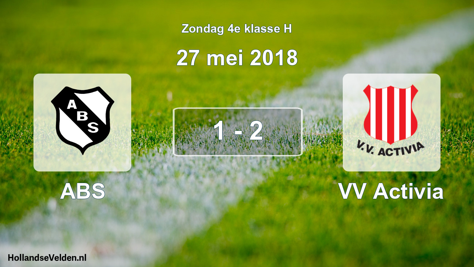 Total number of matches played: ABS - VV Activia 1 - 2 (27 May 2018)