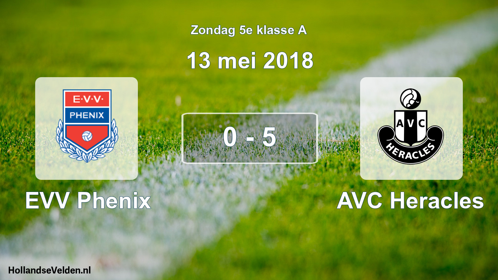 Total number of matches played: EVV Phenix - AVC Heracles 0 - 5 (13 May 2018)