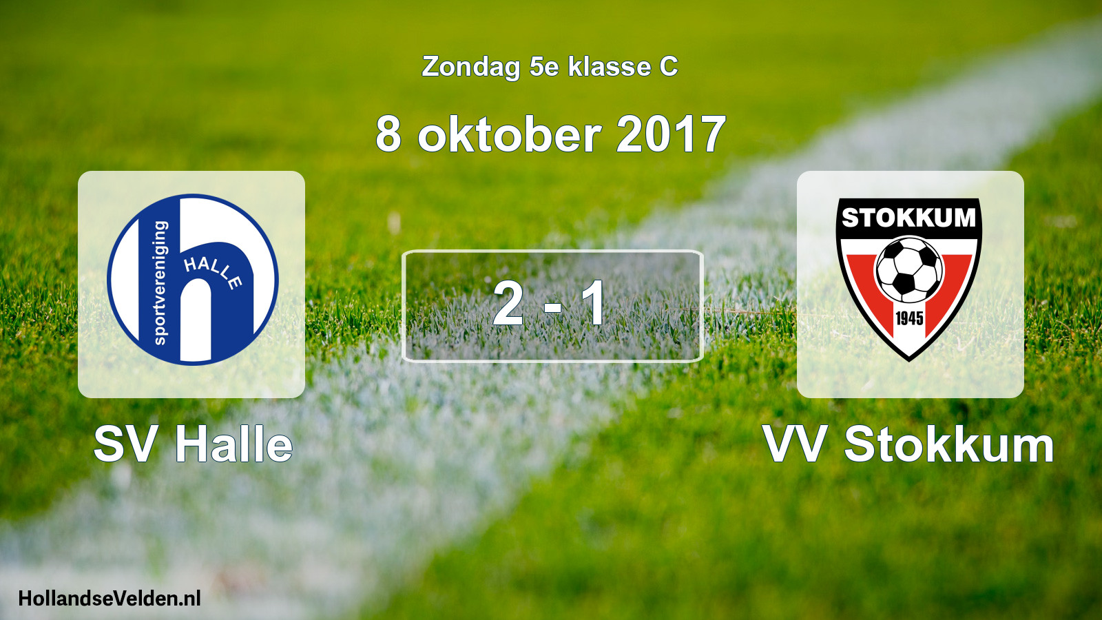 Total number of matches played: SV Halle - VV Stokkum 2 - 1 (8 October 2017)