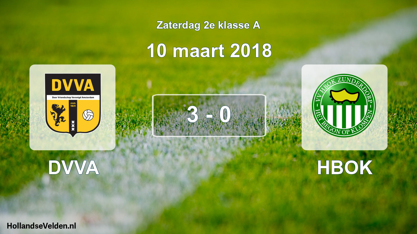 Total number of matches played: DVVA - HBOK 3 - 0 (10 March 2018)