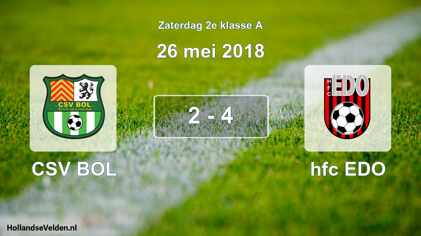 Total number of matches played: CSV BOL - hfc EDO 2 - 4 (26 May 2018)