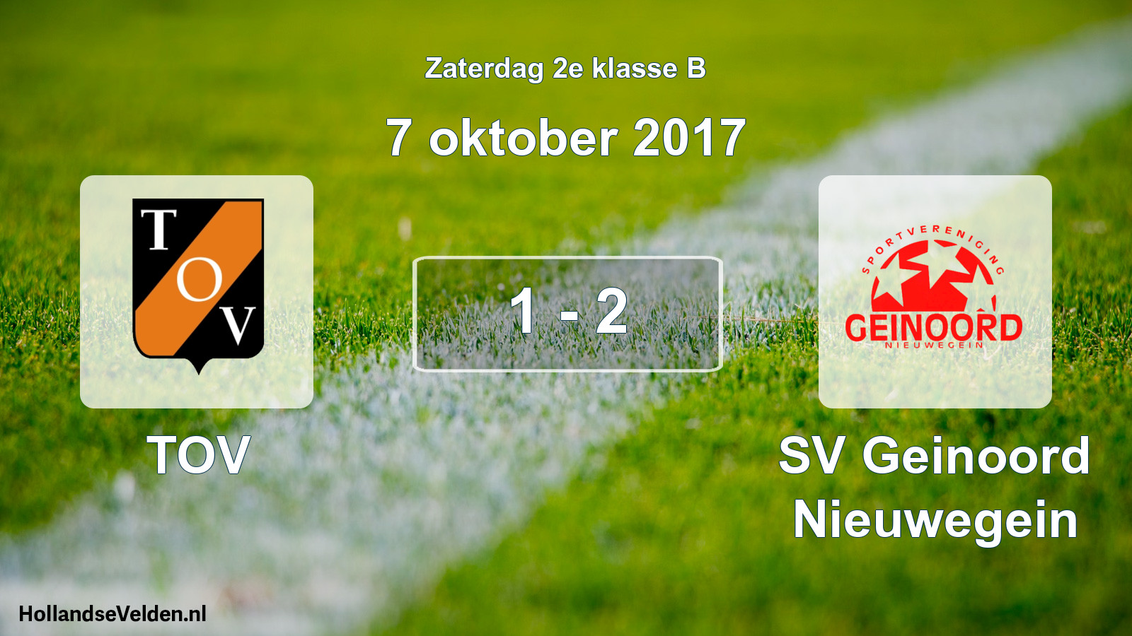 Total number of matches played: TOV - SV Geinoord Nieuwegein 1 - 2 (7 October 2017)