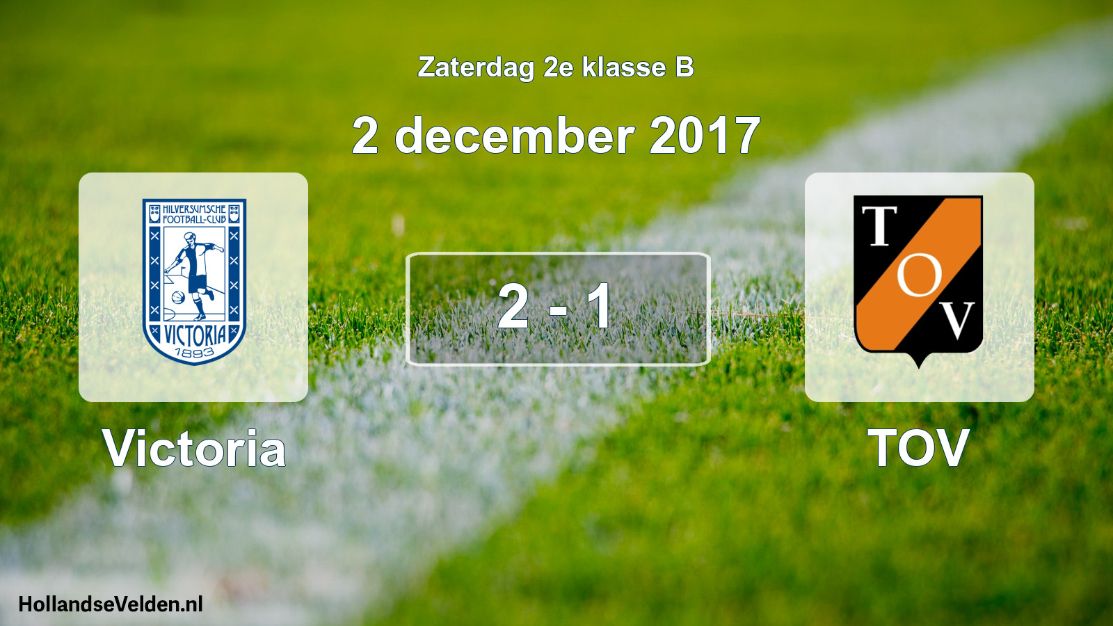 Total number of matches played: Victoria - TOV 2 - 1 (2 December 2017)