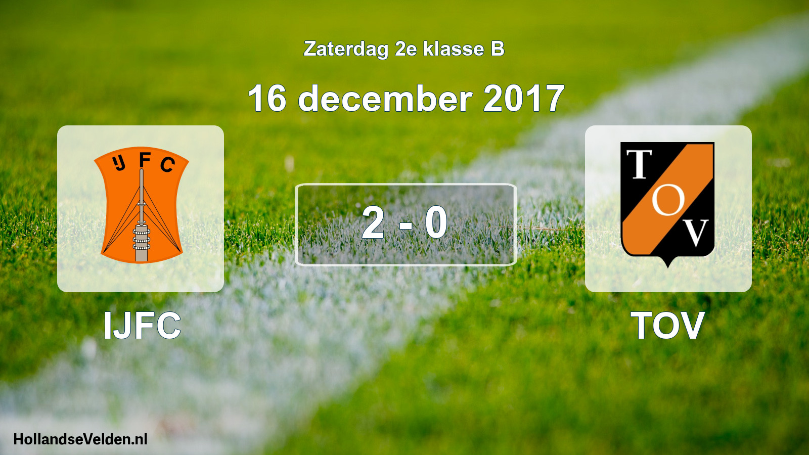 Total number of matches played: IJFC - TOV 2 - 0 (16 December 2017)