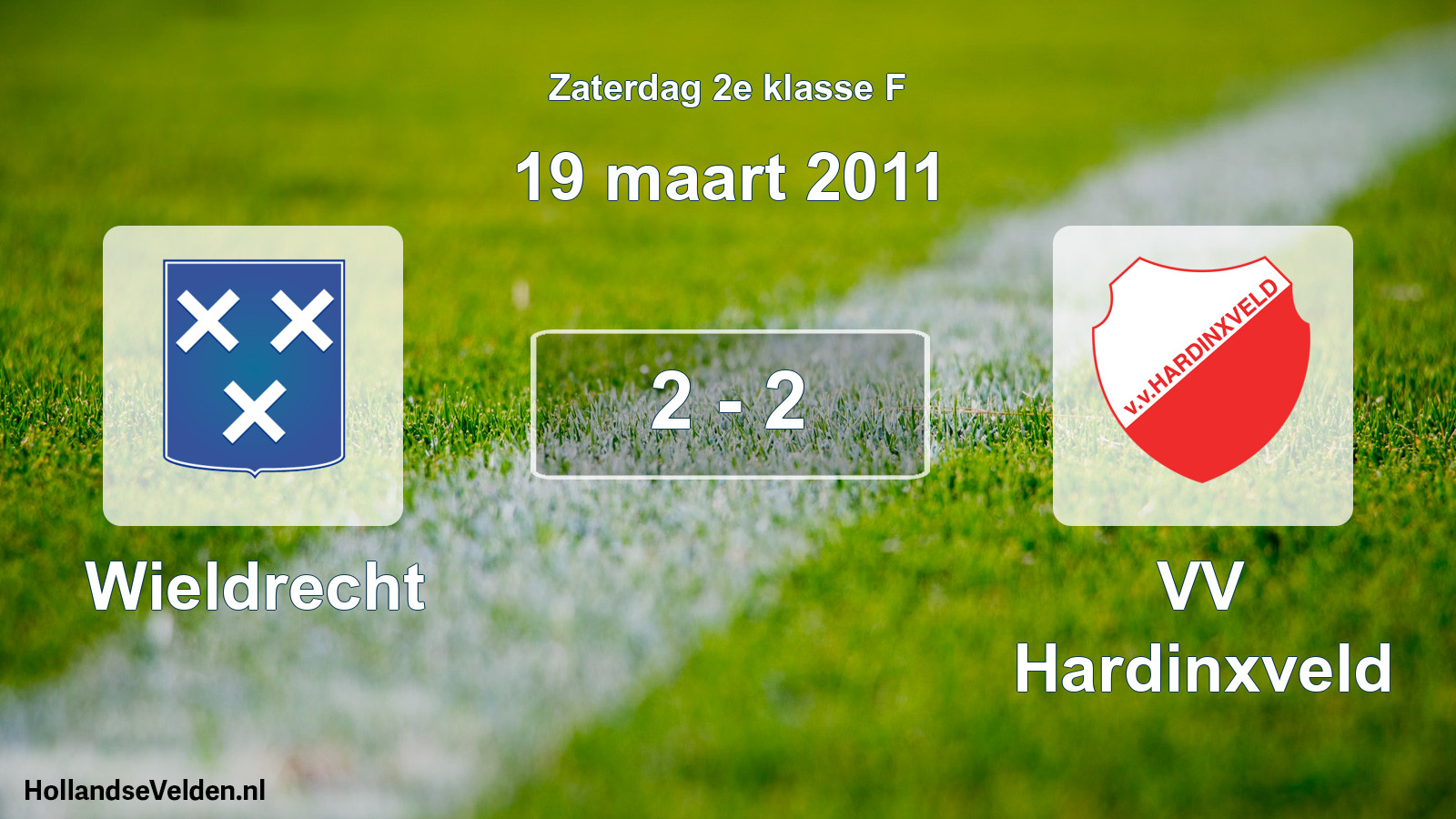 Total number of matches played: Wieldrecht - VV Hardinxveld 2 - 2 (19 March 2011)