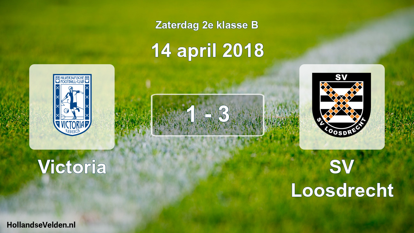 Total number of matches played: Victoria - SV Loosdrecht 1 - 3 (14 April 2018)