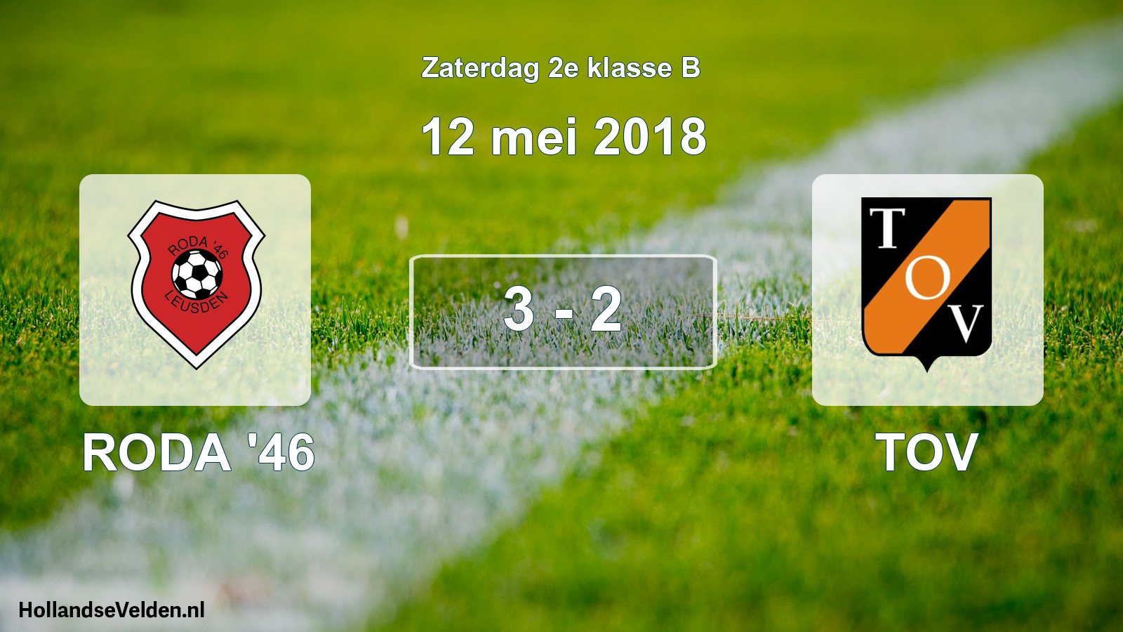 Total number of matches played: RODA '46 - TOV 3 - 2 (12 May 2018)