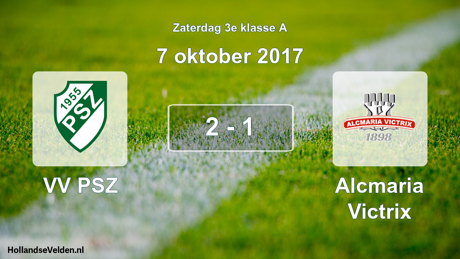 Total number of matches played: VV PSZ - Alcmaria Victrix 2 - 1 (7 October 2017)