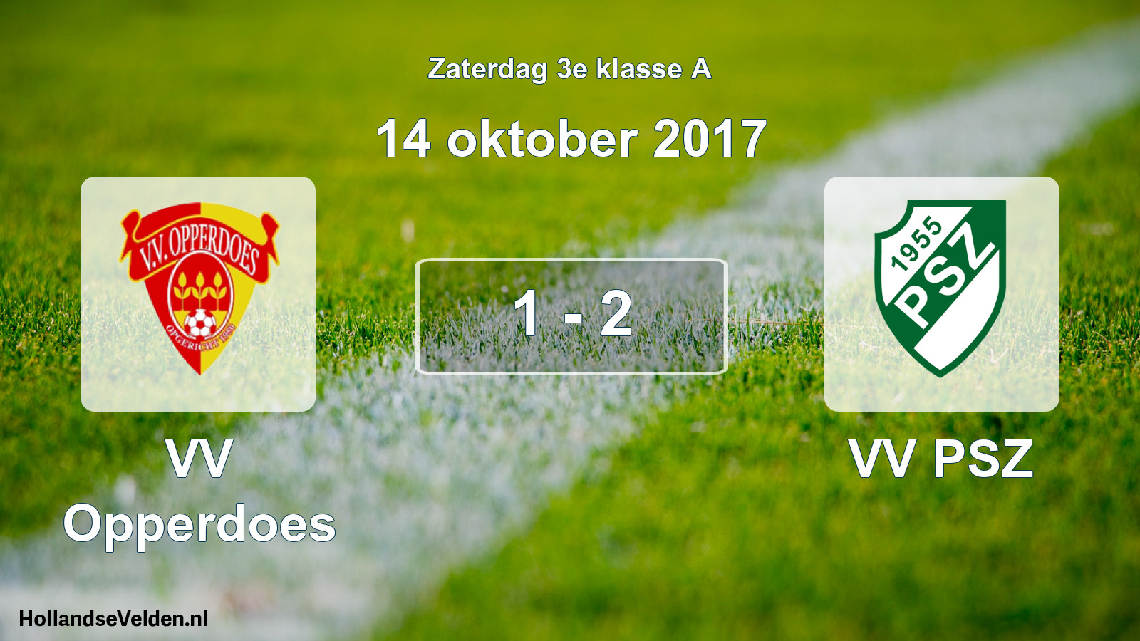 Total number of matches played: VV Opperdoes - VV PSZ 1 - 2 (14 October 2017)