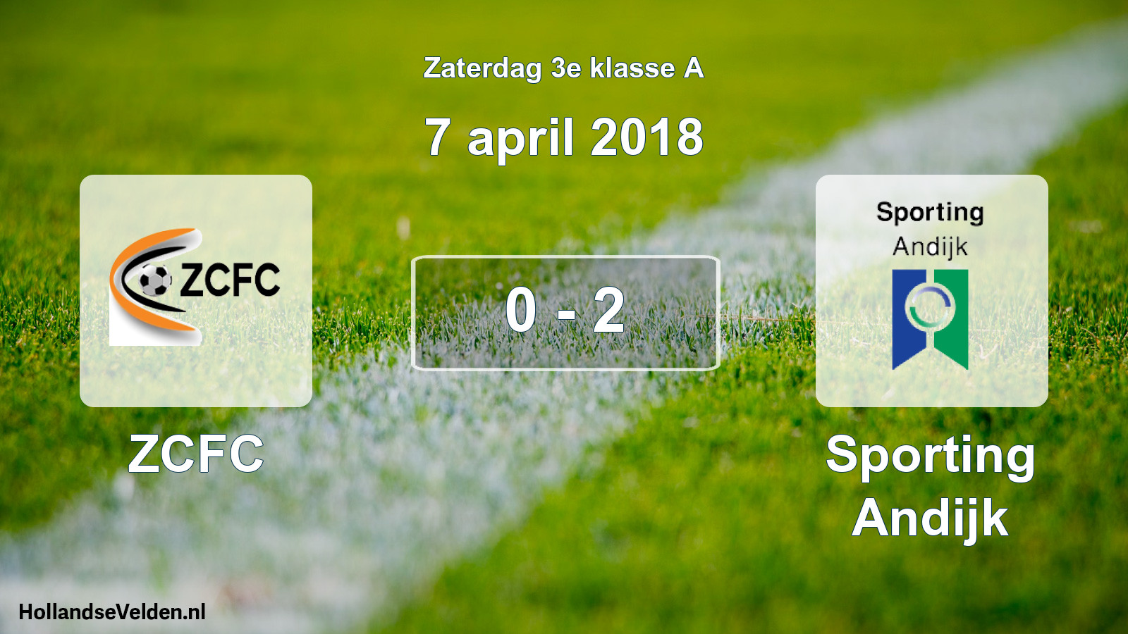 Total number of matches played: ZCFC - Sporting Andijk 0 - 2 (7 April 2018)