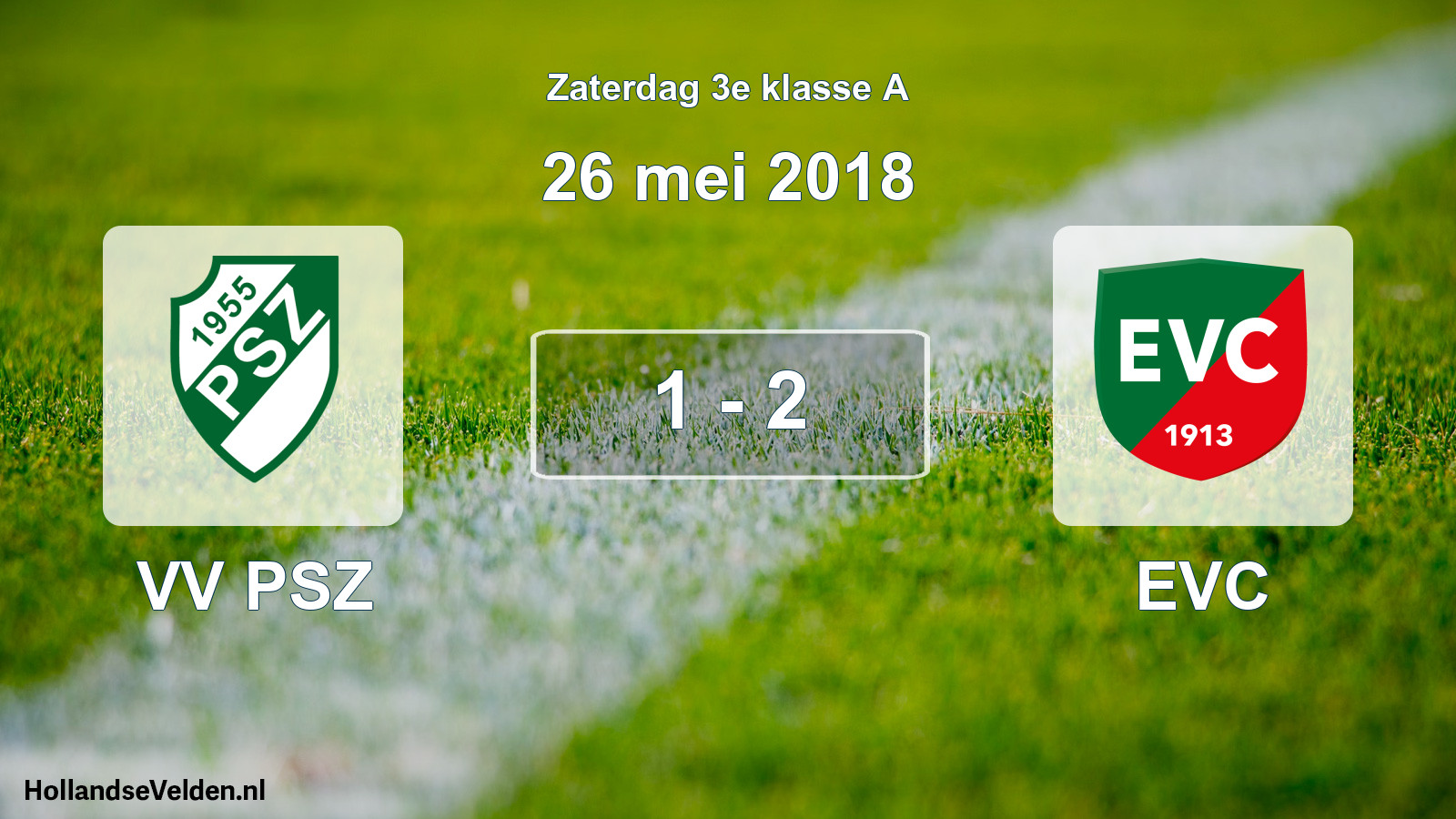 Total number of matches played: VV PSZ - EVC 1 - 2 (26 May 2018)