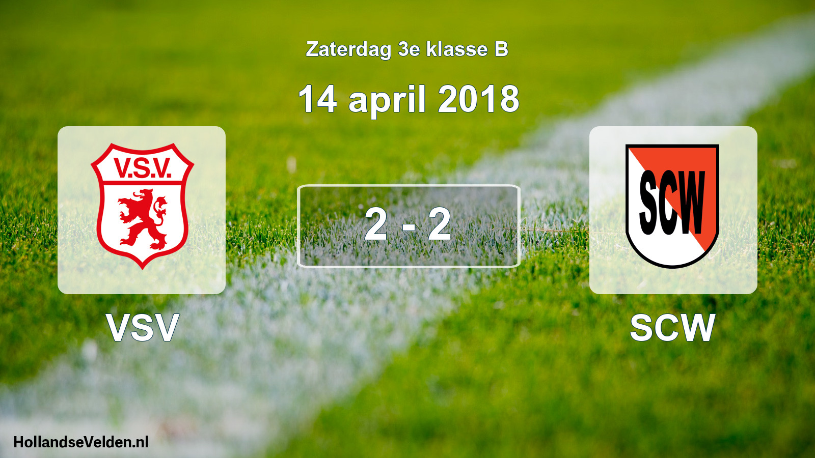 Total number of matches played: VSV - SCW 2 - 2 (14 April 2018)