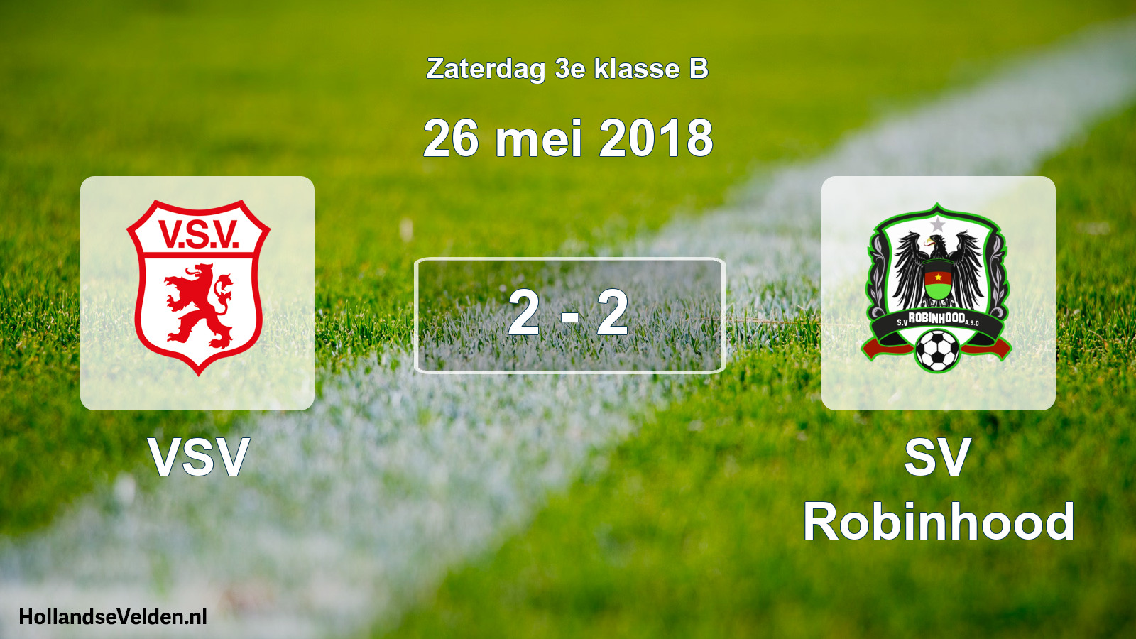 Total number of matches played: VSV - SV Robinhood 2 - 2 (26 May 2018)