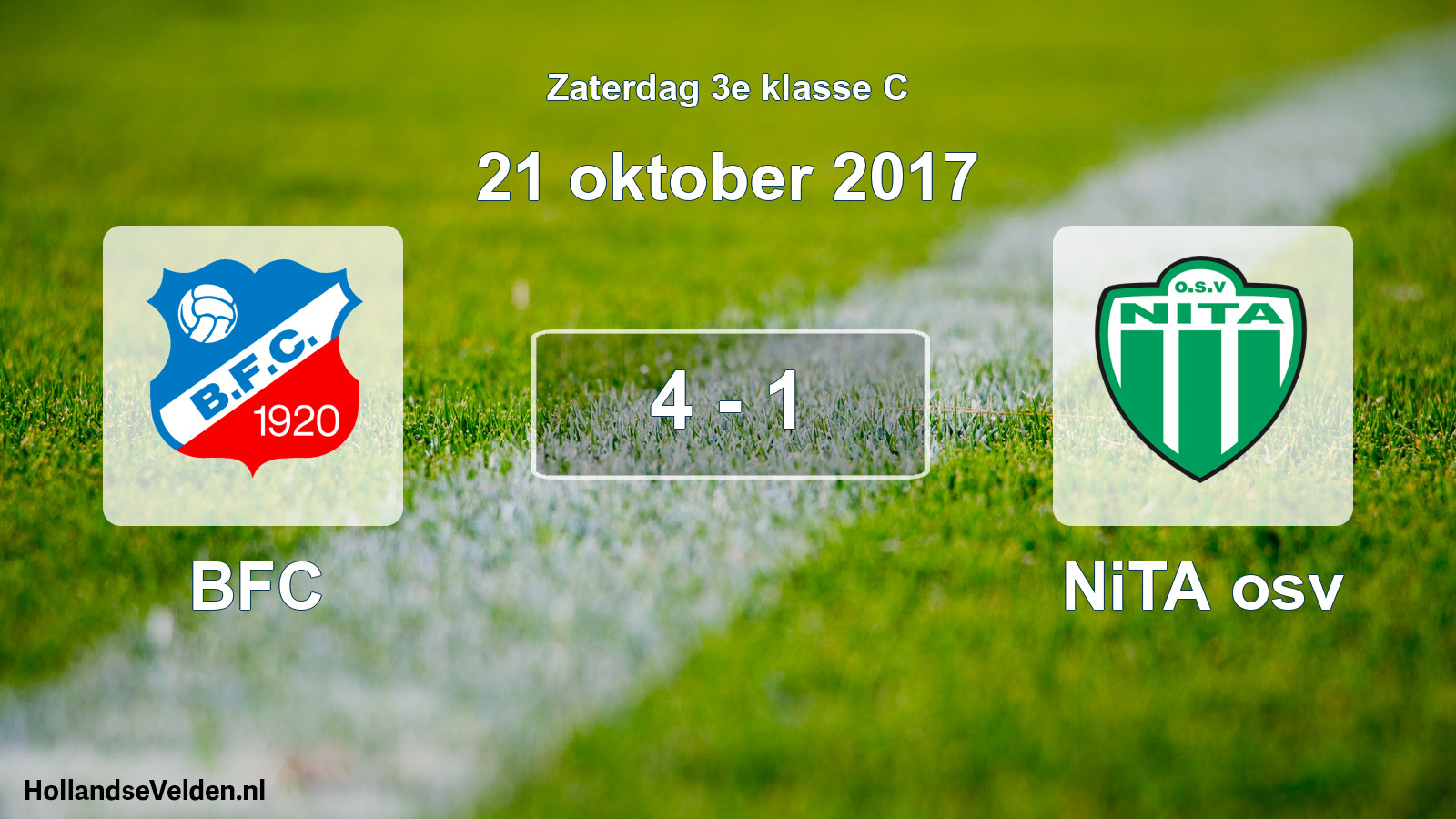 Total number of matches played: BFC - NiTA osv 4 - 1 (21 October 2017)