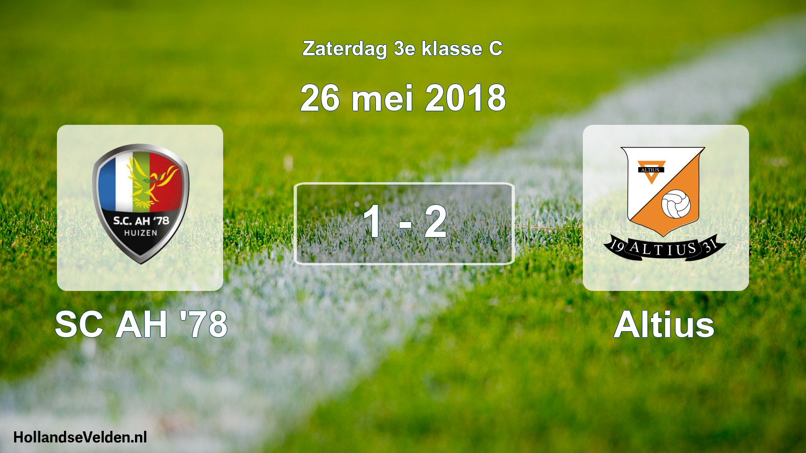 Total number of matches played: SC AH '78 - Altius 1 - 2 (26 May 2018)