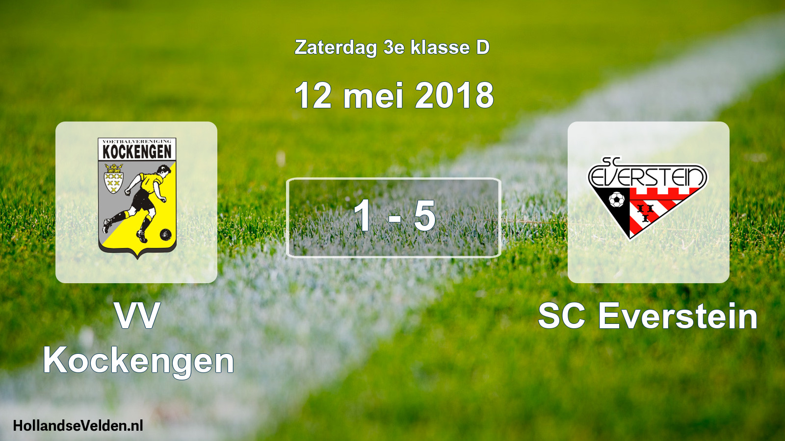 Total number of matches played: VV Kockengen - SC Everstein 1 - 5 (12 May 2018)