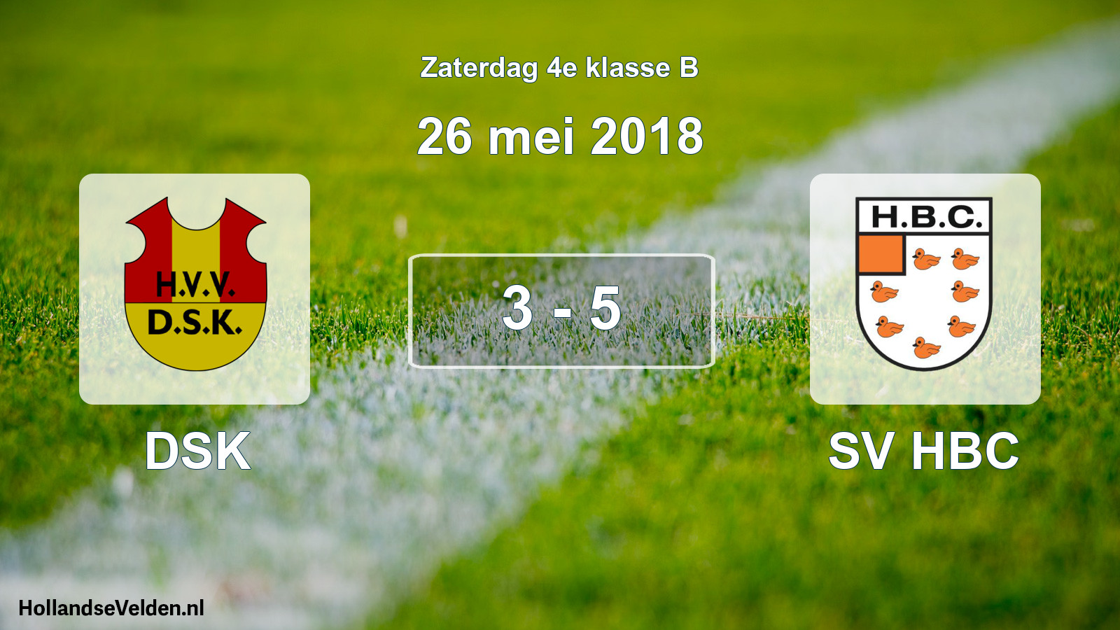 Total number of matches played: DSK - SV HBC 3 - 5 (26 May 2018)