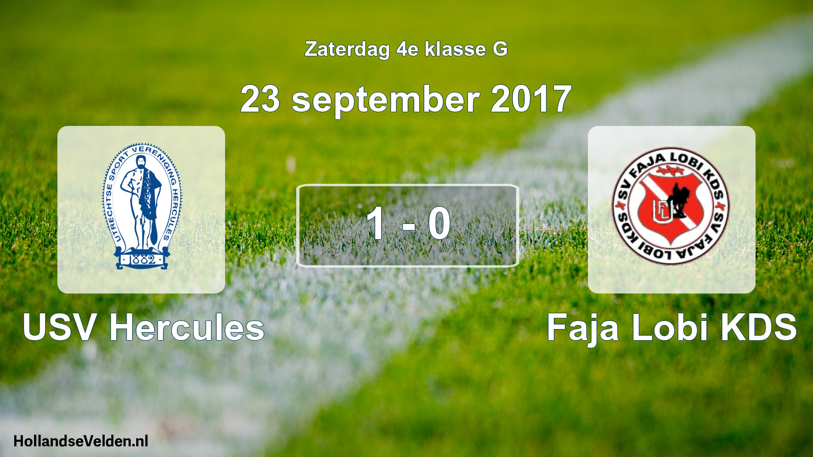 Total number of matches played: USV Hercules - Faja Lobi KDS 1 - 0 (23 September 2017)