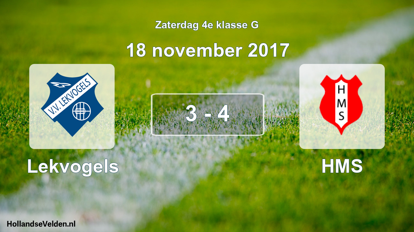 Total number of matches played: Lekvogels - HMS 3 - 4 (18 November 2017)