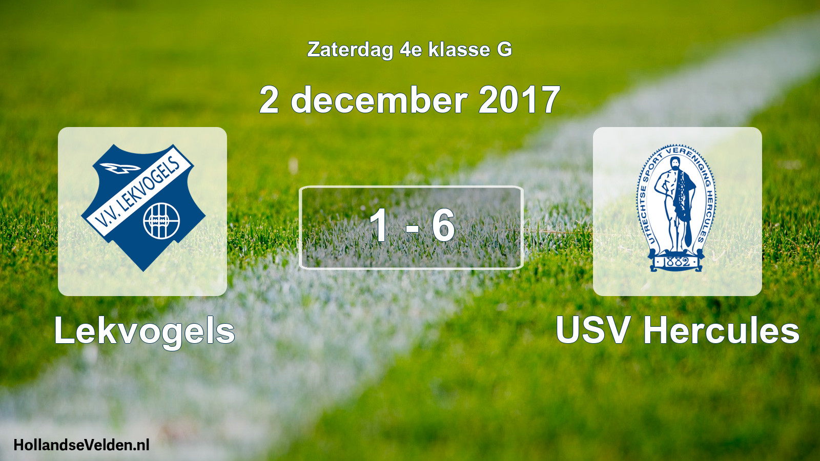 Total number of matches played: Lekvogels - USV Hercules 1 - 6 (2 December 2017)
