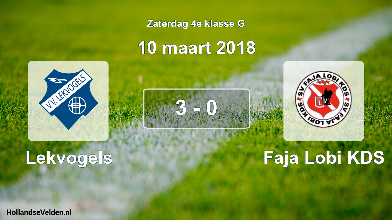 Total number of matches played: Lekvogels - Faja Lobi KDS 3 - 0 (10 March 2018)