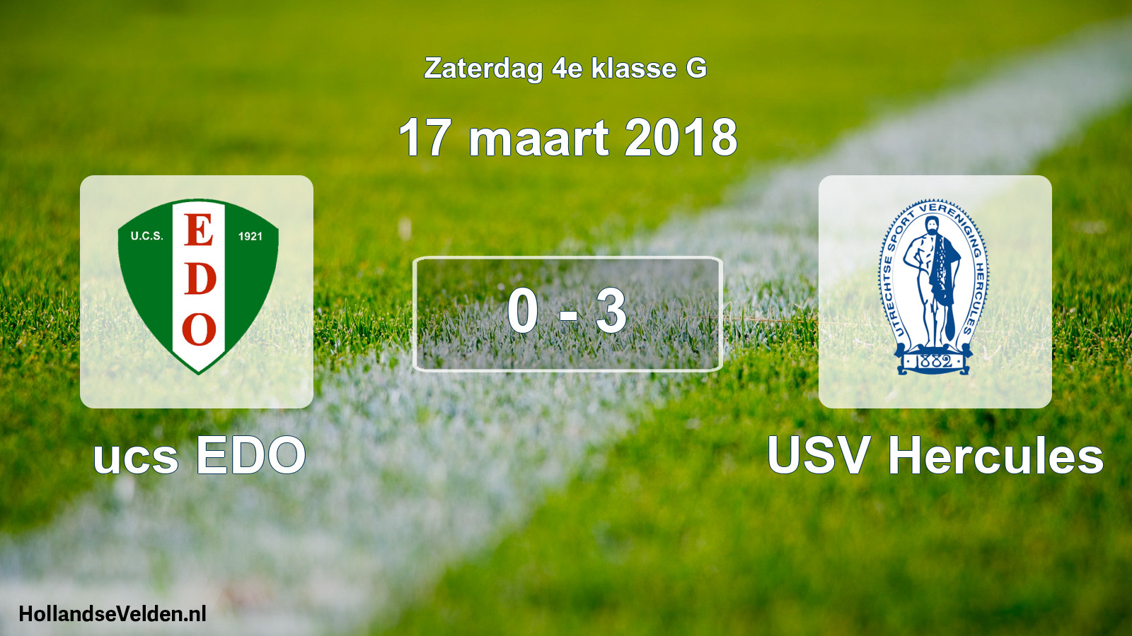 Total number of matches played: ucs EDO - USV Hercules 0 - 3 (17 March 2018)