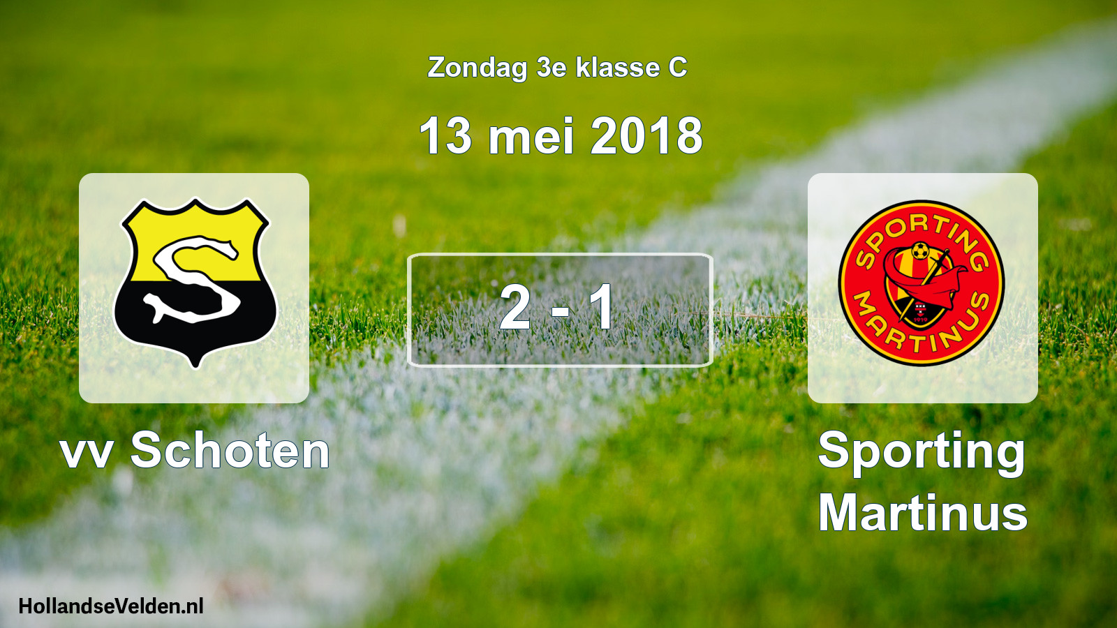 Total number of matches played: vv Schoten - Sporting Martinus 2 - 1 (13 May 2018)
