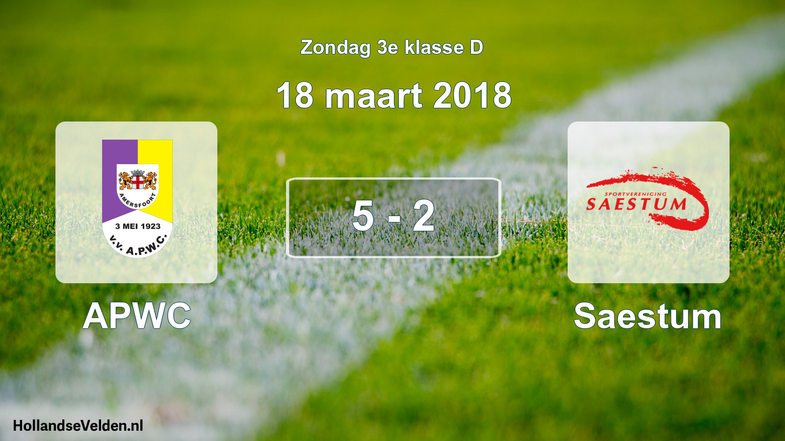 Total number of matches played: APWC - Saestum 5 - 2 (18 March 2018)