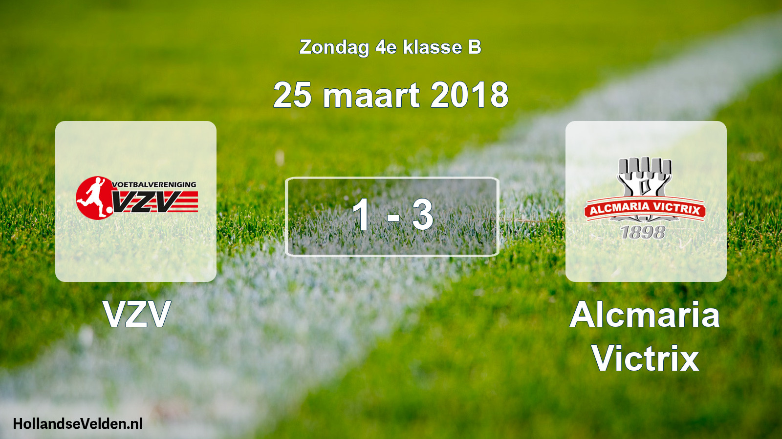 Total number of matches played: VZV - Alcmaria Victrix 1 - 3 (25 March 2018)
