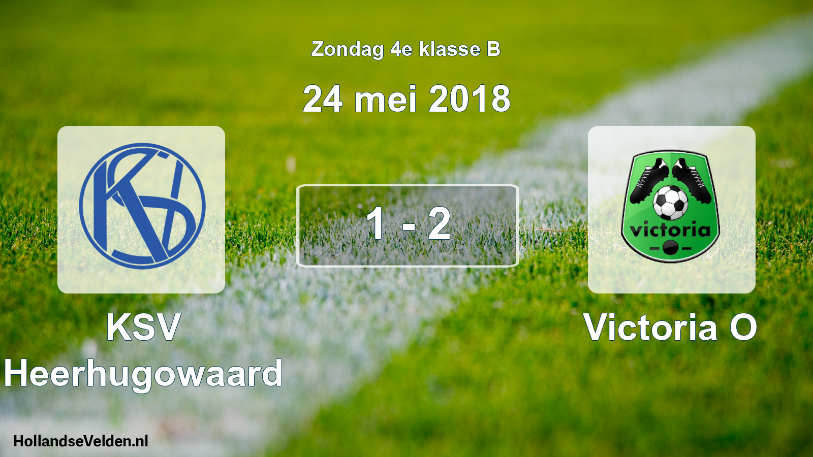 Total number of matches played: KSV Heerhugowaard - Victoria O 1 - 2 (24 May 2018)