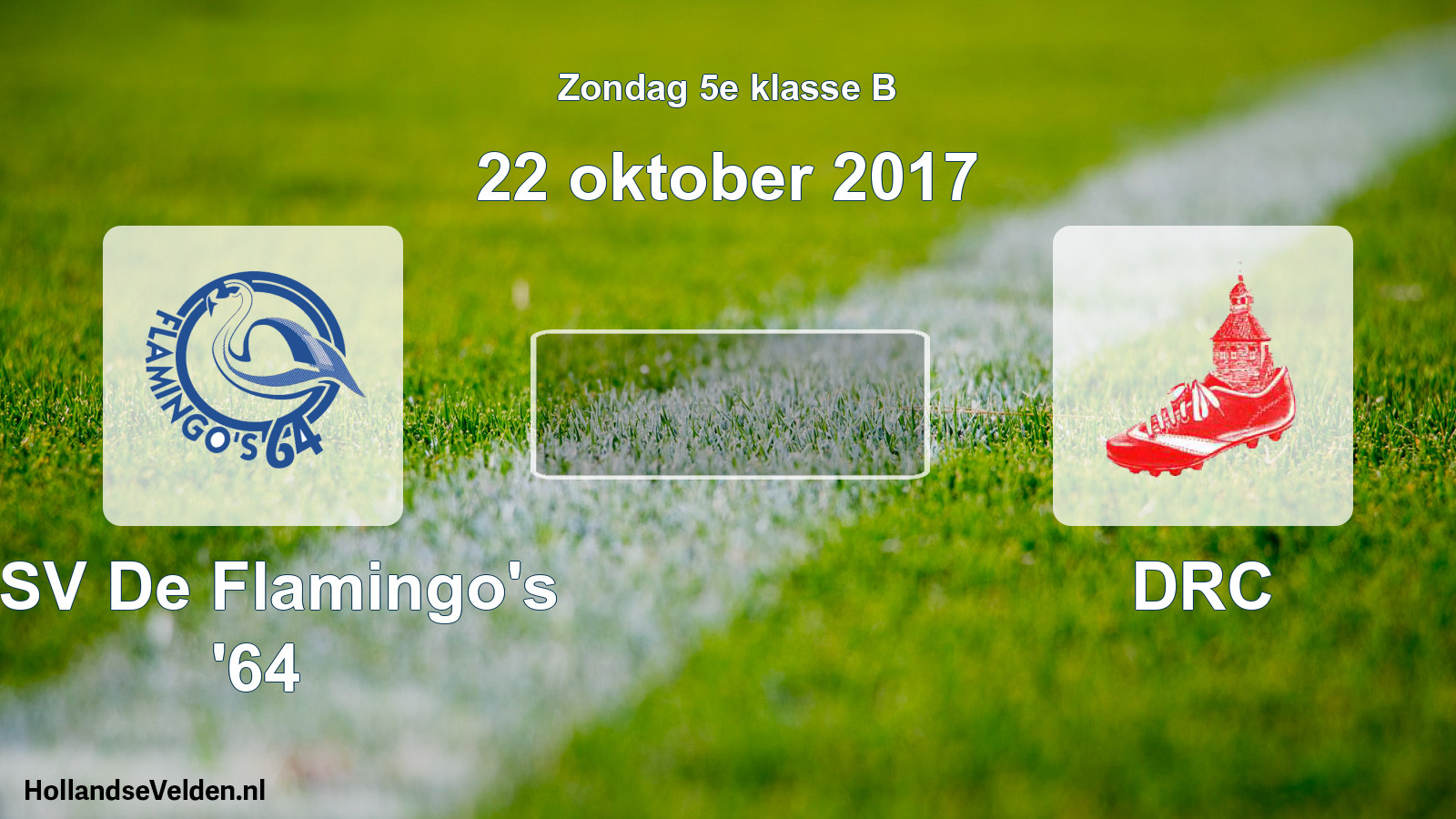 Scheduled Match: ASV De Flamingo's '64 - DRC (22 October 2017)