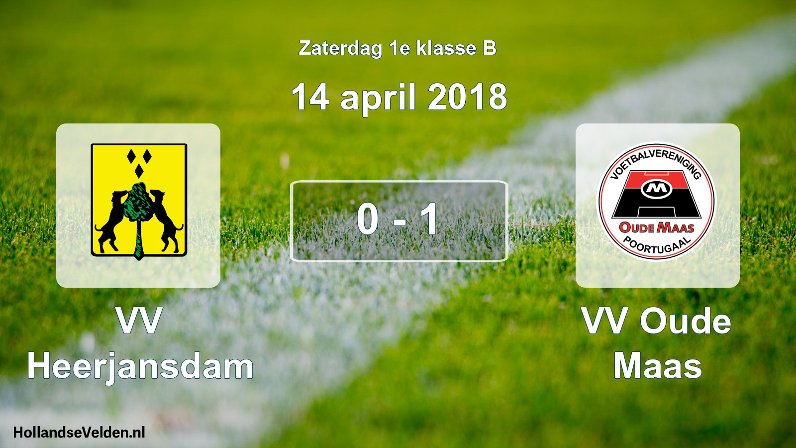 Total number of matches played: VV Heerjansdam - VV Oude Maas 0 - 1 (14 April 2018)