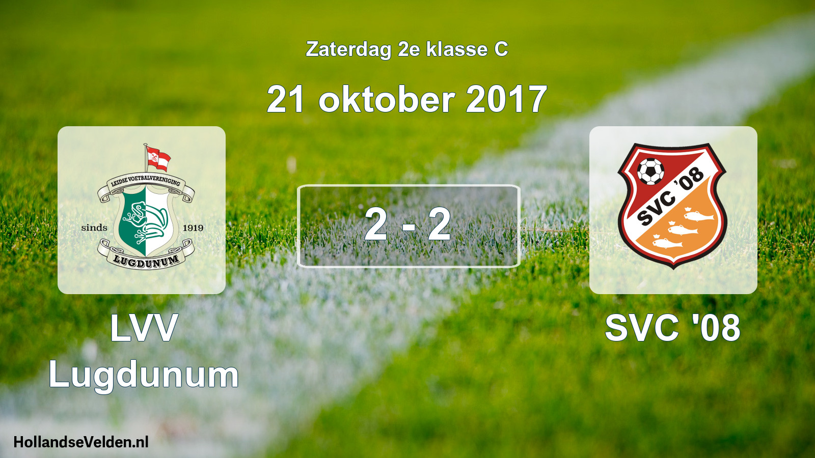 Total number of matches played: LVV Lugdunum - SVC '08 2 - 2 (21 October 2017)
