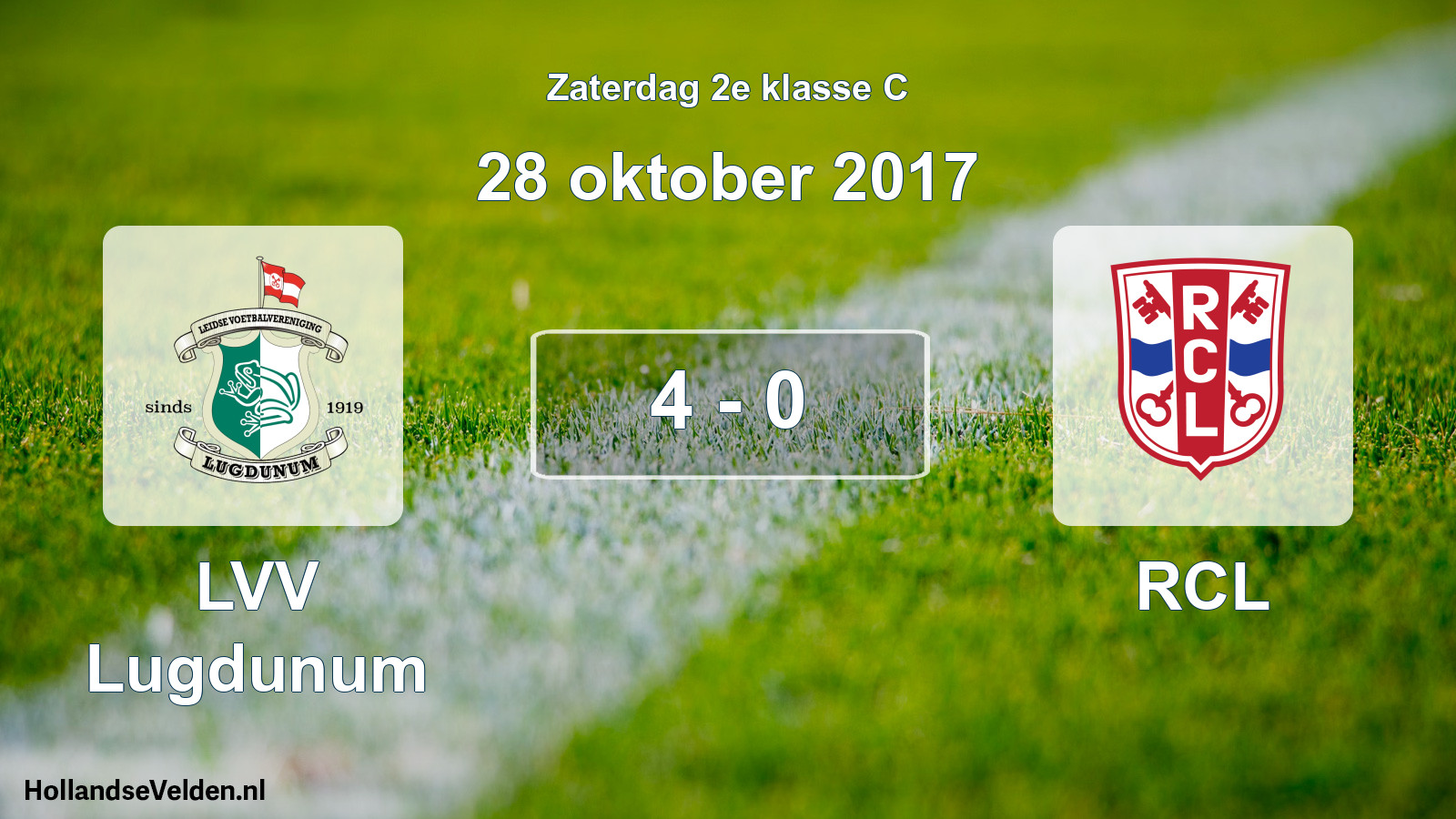 Total number of matches played: LVV Lugdunum - RCL 4 - 0 (28 October 2017)