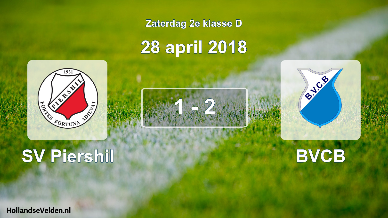Total number of matches played: SV Piershil - BVCB 1 - 2 (28 April 2018)