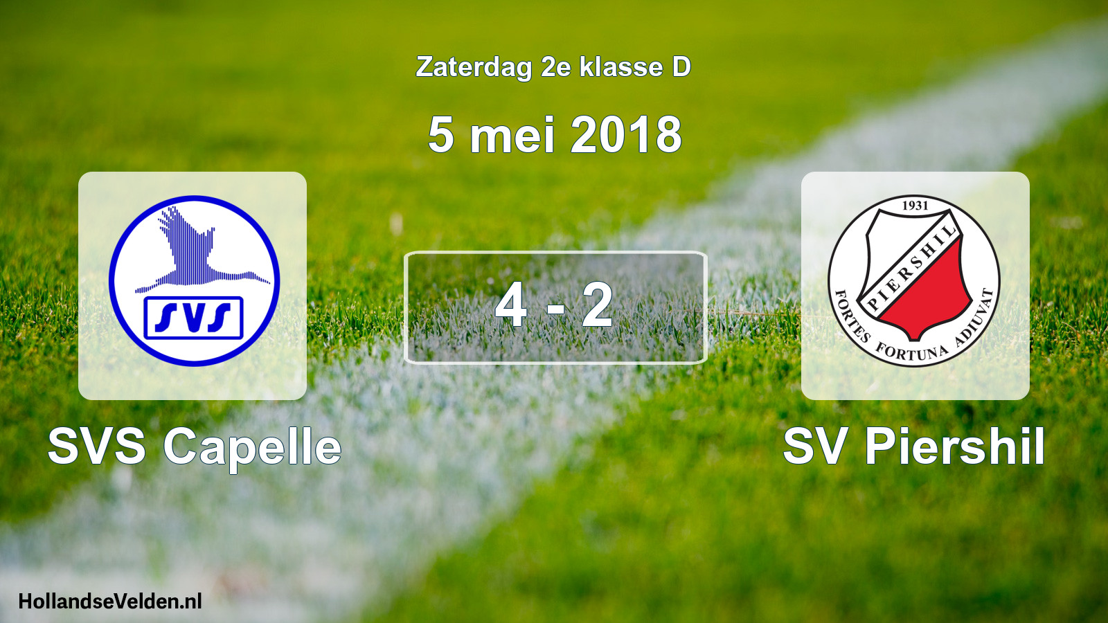 Total number of matches played: SVS Capelle - SV Piershil 4 - 2 (5 May 2018)