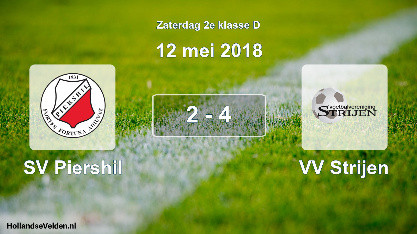 Total number of matches played: SV Piershil - VV Strijen 2 - 4 (12 May 2018)