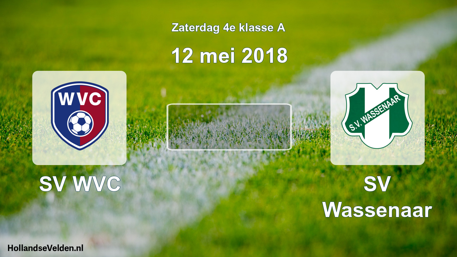 Scheduled Match: SV WVC - SV Wassenaar (12 May 2018)