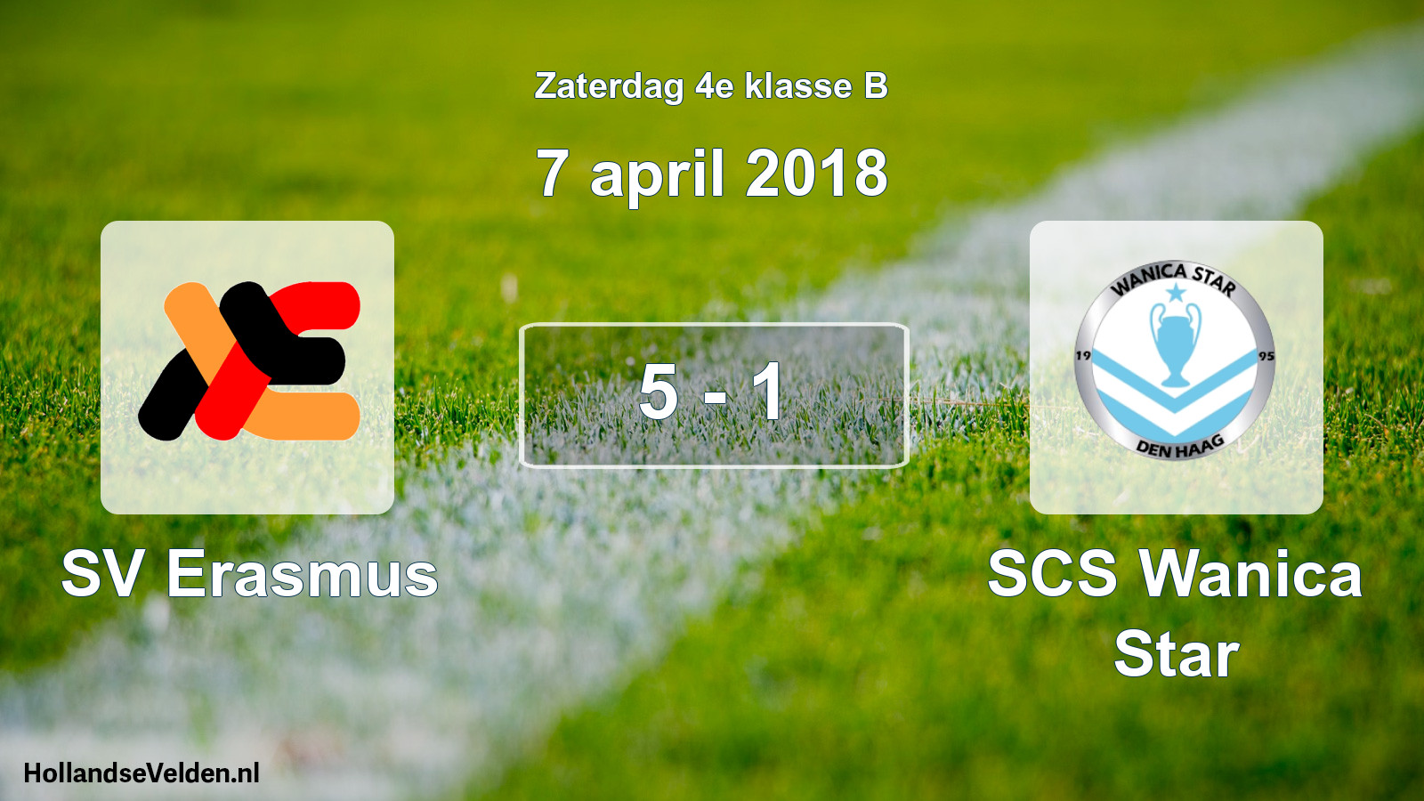 Total number of matches played: SV Erasmus - SCS Wanica Star 5 - 1 (7 April 2018)