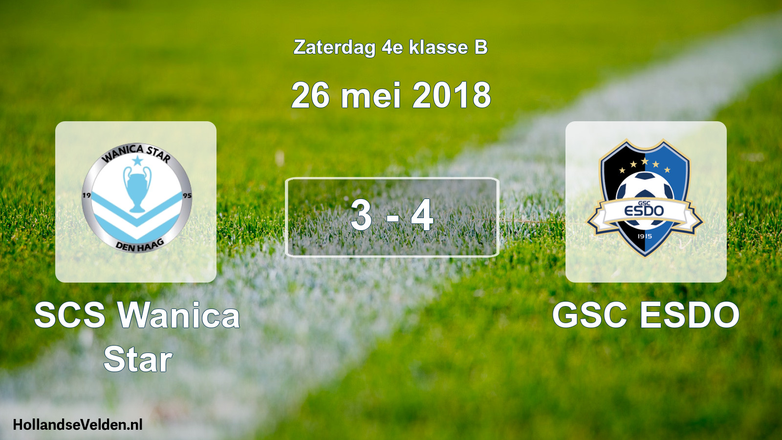 Total number of matches played: SCS Wanica Star - GSC ESDO 3 - 4 (26 May 2018)