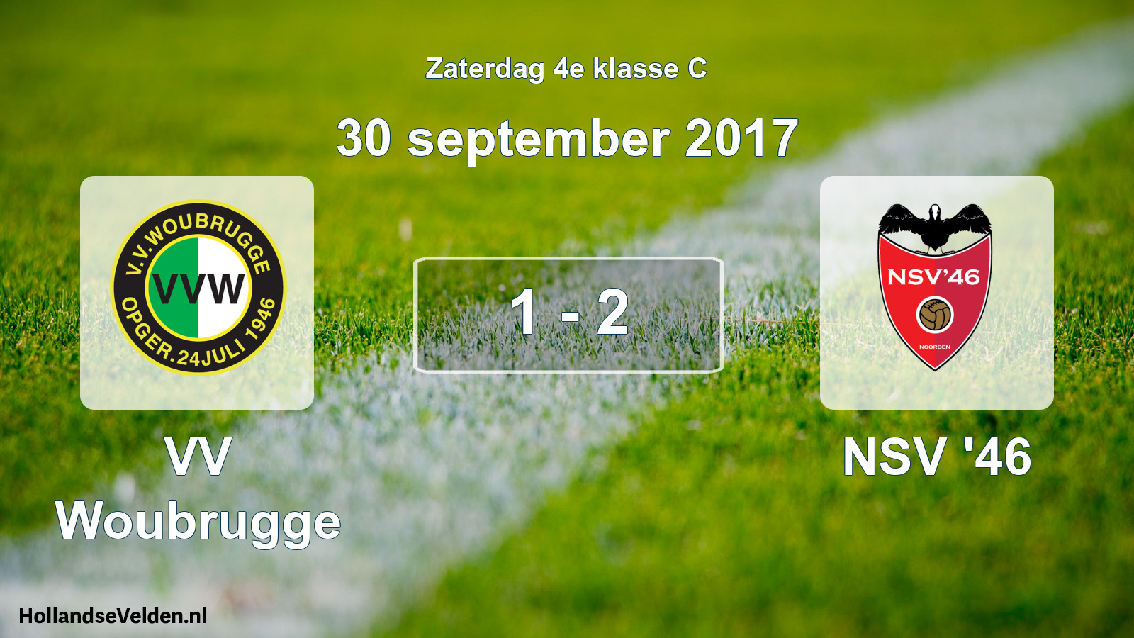 Total number of matches played: VV Woubrugge - NSV '46 1 - 2 (30 September 2017)