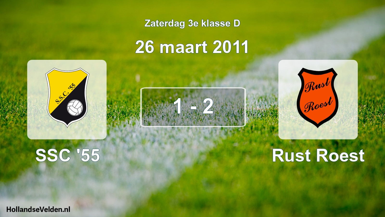 Total number of matches played: SSC '55 - Rust Roest 1 - 2 (26 March 2011)