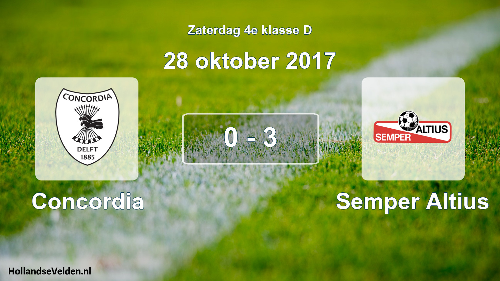 Total number of matches played: Concordia - Semper Altius 0 - 3 (28 October 2017)